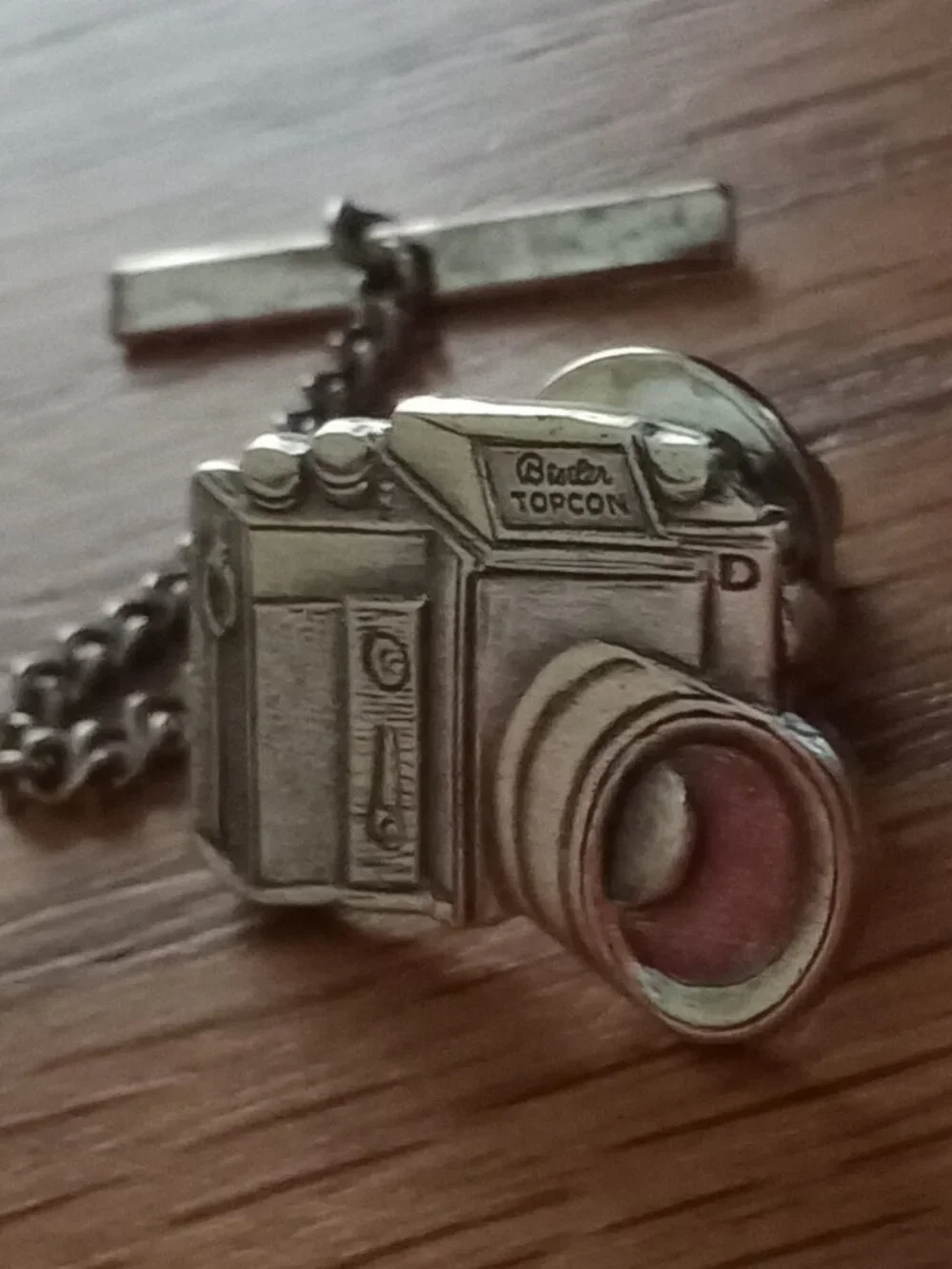 Mini Topcon Camera Tie Clip